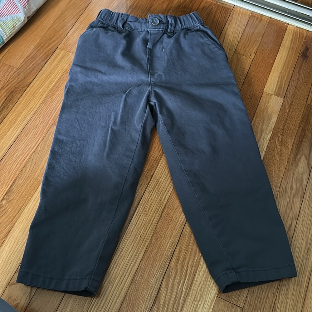 Zara chino pants for 3 year old toddler boys. Dusty Blue. Worn once, like new.